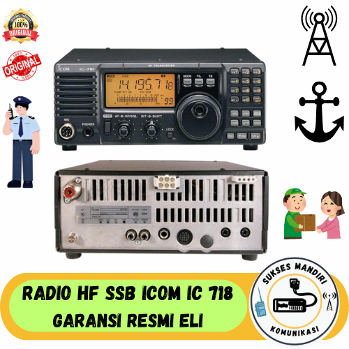 Radio HF SSB Icom IC 718 Icom 718 Garansi Resmi ELI