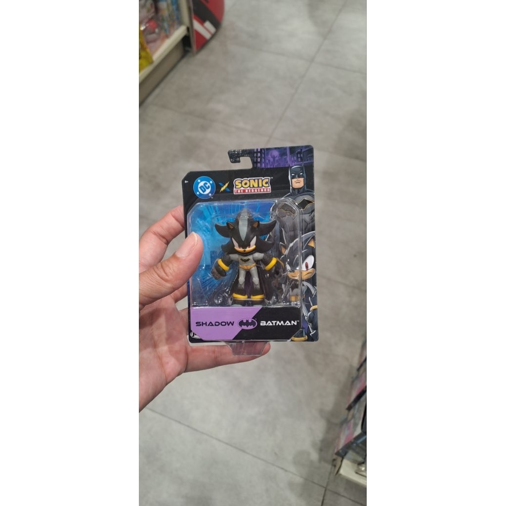 figure sonic the hedgehog x dc comic shadow x batman jakks