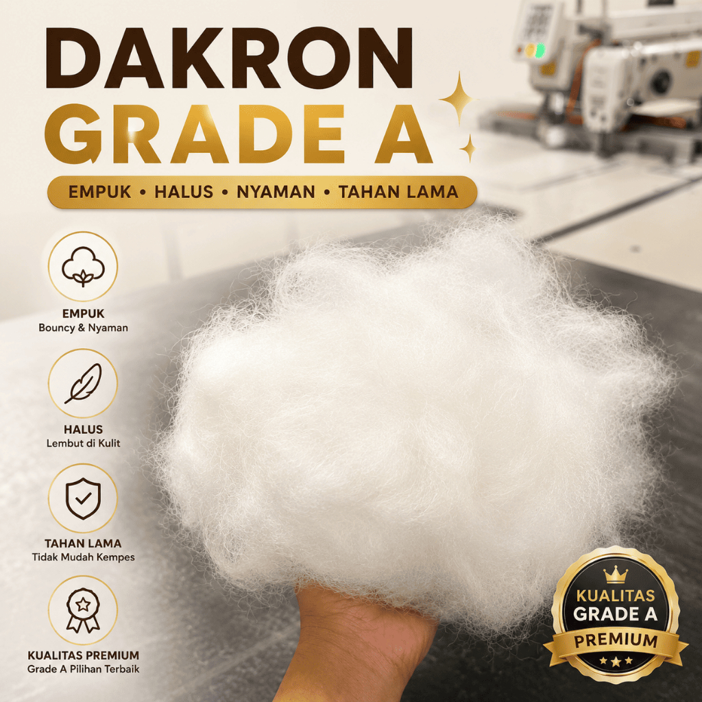 Dakron 1kg Dakron isi Bantal Boneka