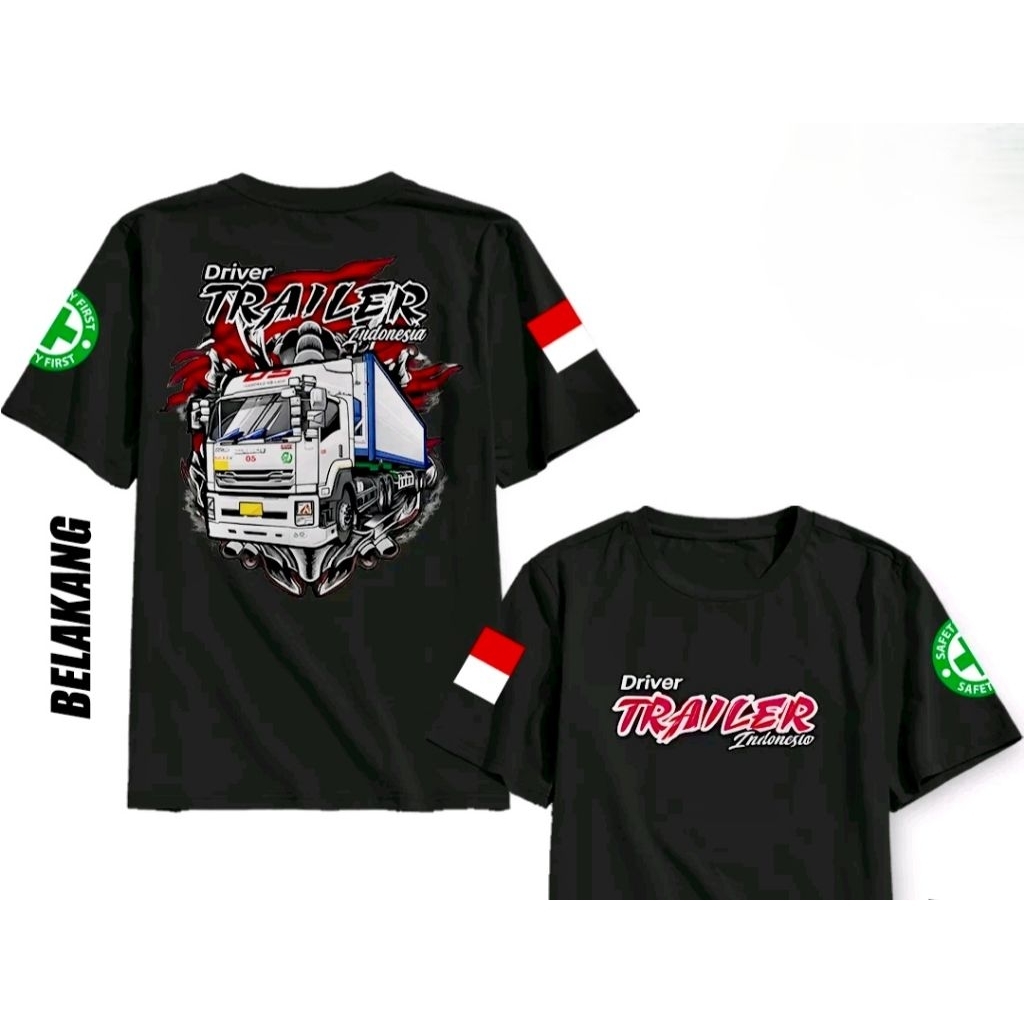 KAOS DISTRO KEREN DRIVER TRAILER INDONESIA