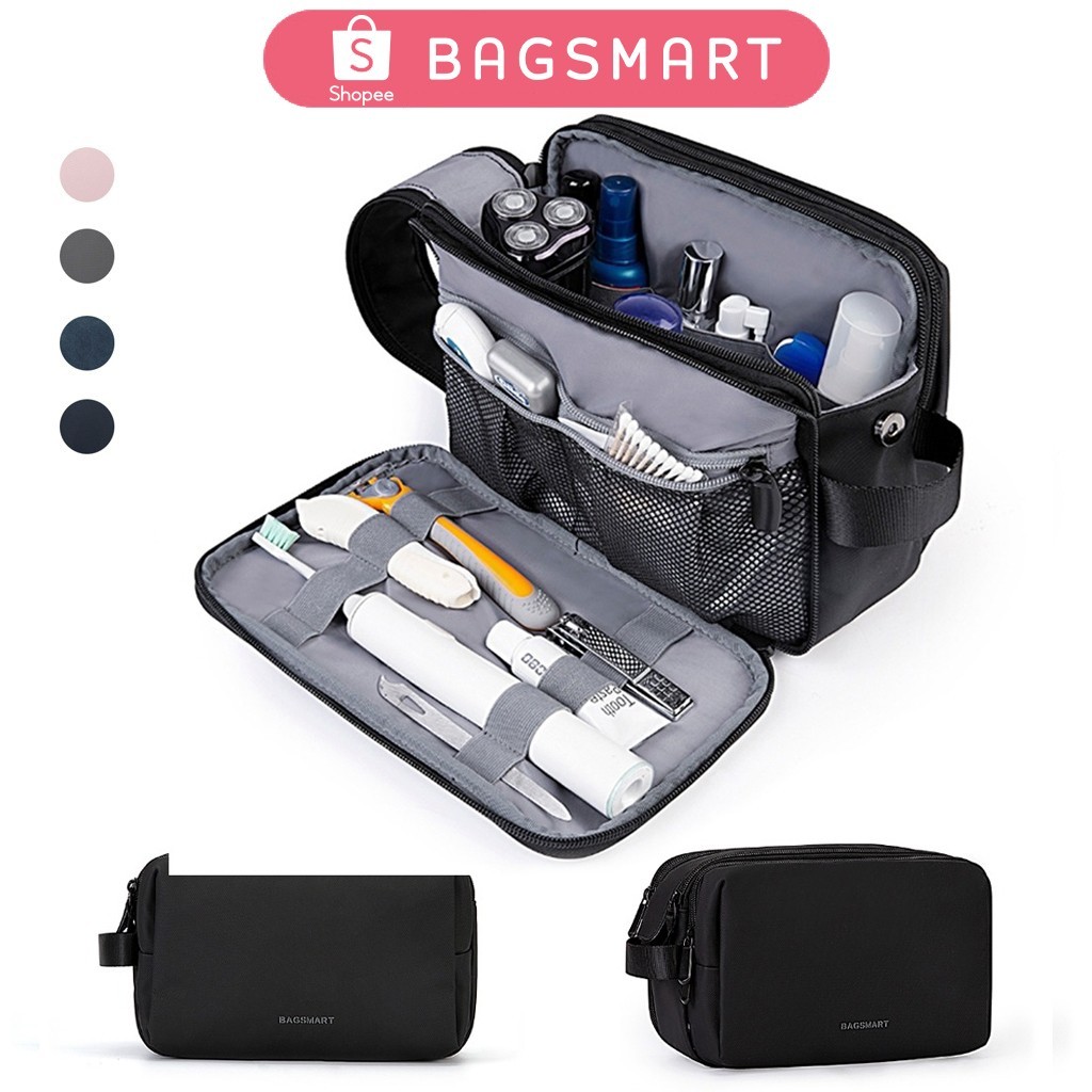 BAGSMART Tas Kosmetik make up pouch Women bag organizer Lightweight Travel Organizer Storage Bag