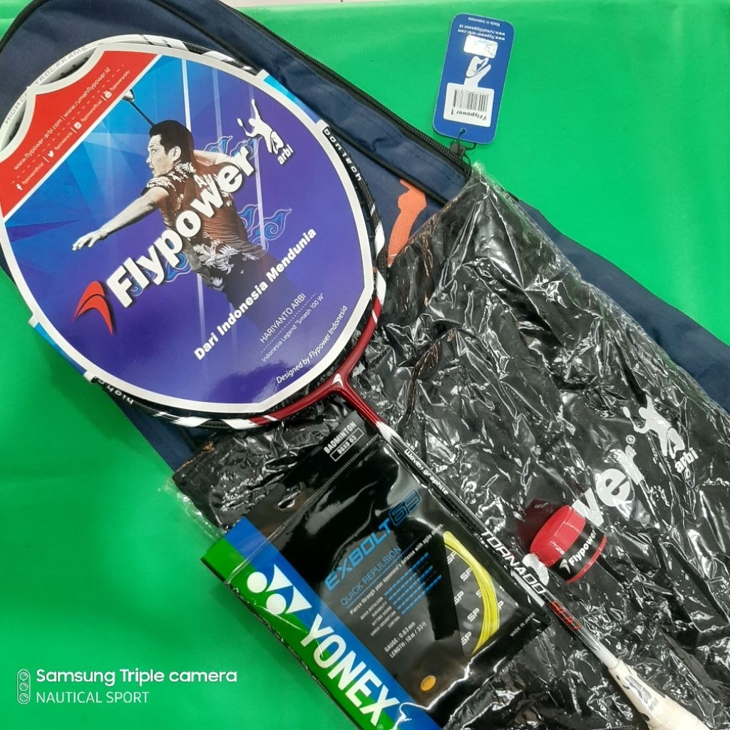 RAKET FLYPOWER TORNADO 900 ORIGINAL RAKET BADMINTON