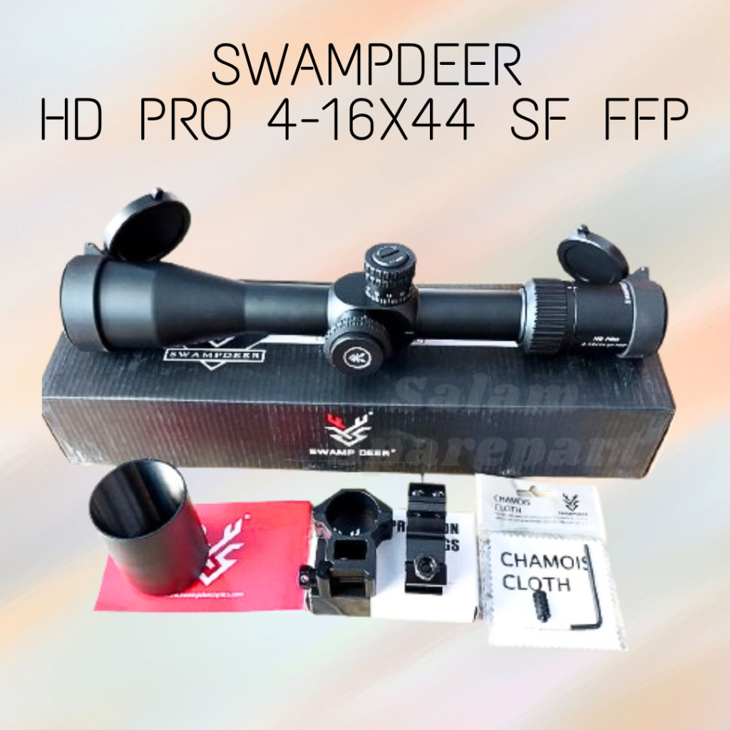 JUAL TELESKOP SWAMPDEER HD PRO 4-16X44 SF FFP || TELESCOPE SWAMPDEER TERBARU BERKUALITAS