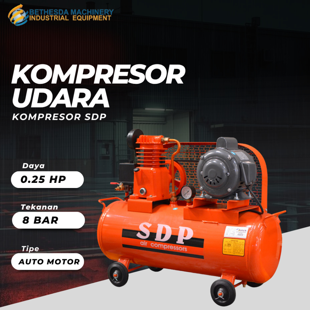 Kompresor Udara Auto 1/4 Hp / KOMPRESOR ANGIN SDP 0.25 HP 8 BAR Listrik 220V