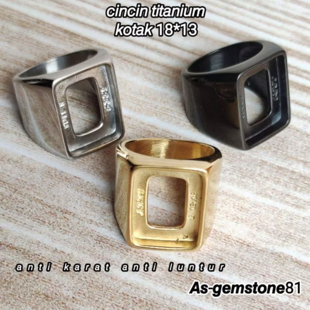 cincin ring[titanium]kotak 18×13