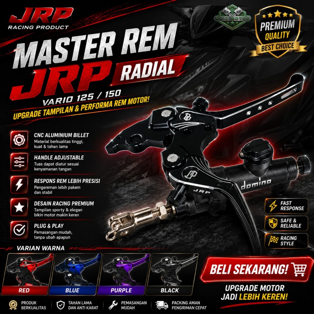 Handle Rem JRP Untuk Vario 125 150 2018-2026 Handle Rem Variasi Handle Rem JRP