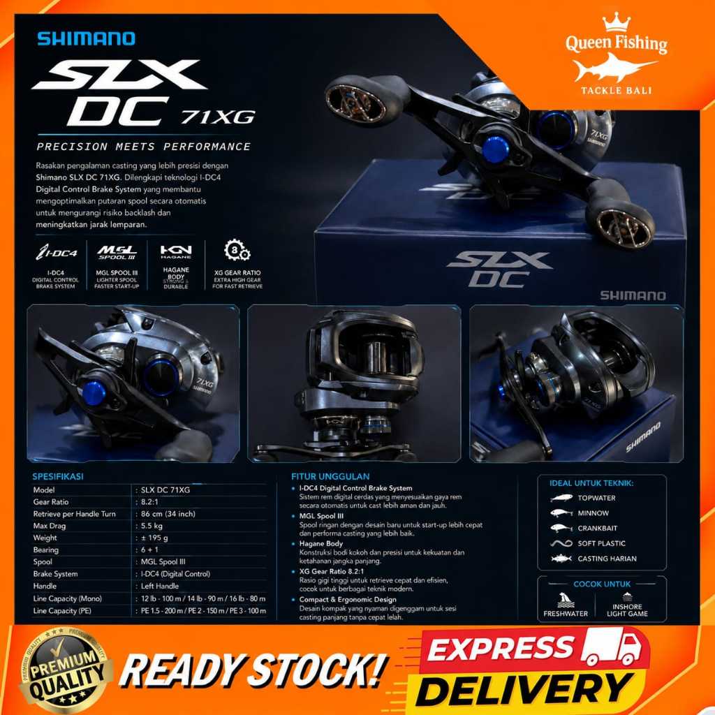 REEL SHIMANO SLX DC 23 71XG