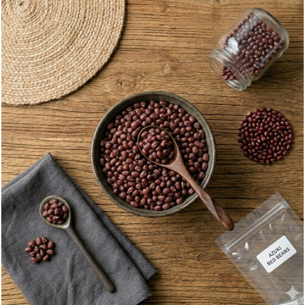 KACANG MERAH AZUKI ADZUKI RED BEAN ADZUKI IMPORT IMPOR .-