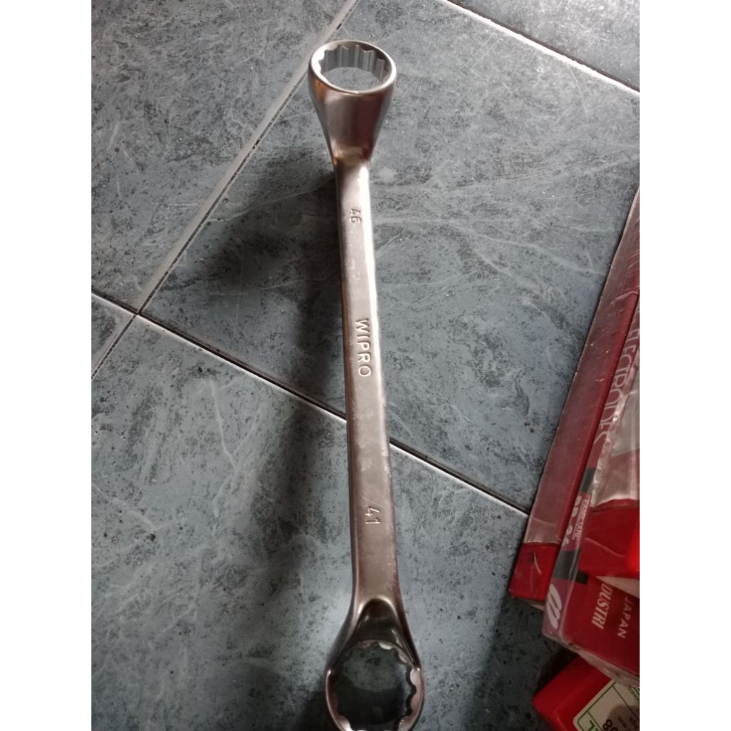 WIPRO KUNCI RING DOUBLE 41-46 CHROME VANADIUM