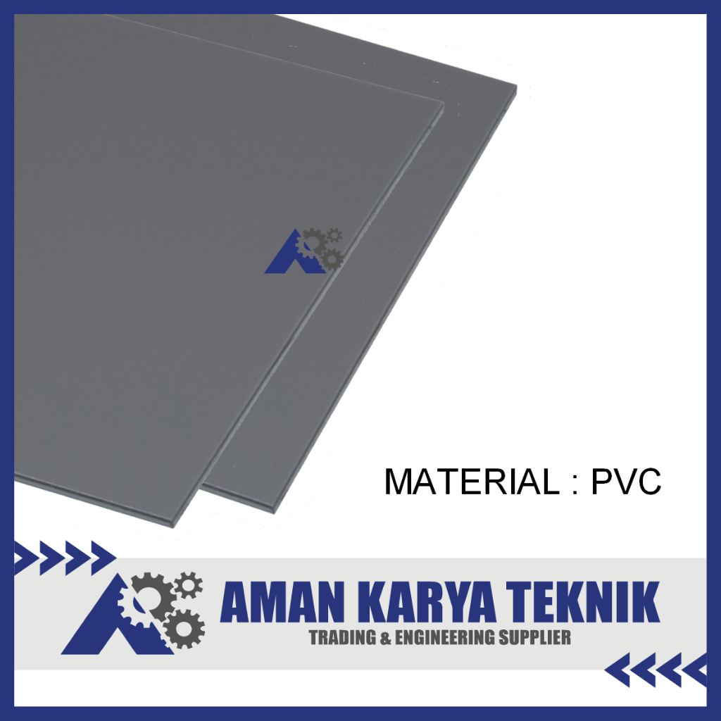 Polyvinyl Chloride / PVC Lembaran ( PVC Sheet ) 2 mm x 50 cm x 65 cm