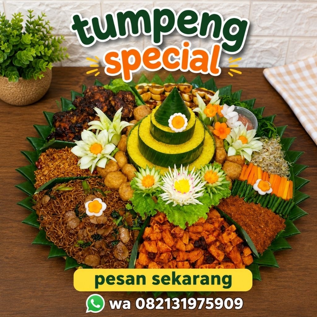 NASI TUMPENG KUNING SPESIAL SURABAYA// NASI TUMPENG KUNING LENGKAP// NASI TUMPENG// NASI KUNING// NA