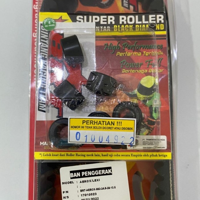 VBELT SET ROLLER BRT AEROX LEXI 125 BINTANG RACING TEAM
