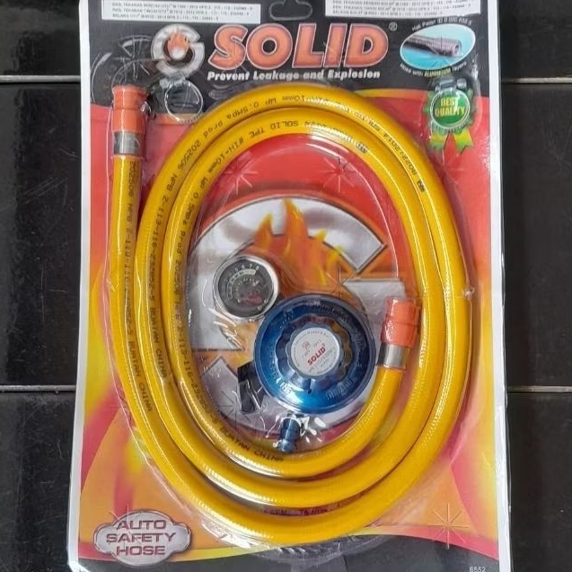 Paket Selang Regulator Gas Solid Tekanan Rendah,Selang Gas Solid Lapis Baja