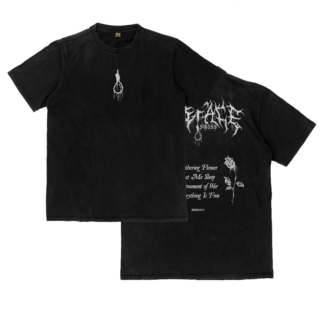 Kaos Paleface Swiss Noose Band Metal Metalcore Tebal T Shirt Flexinc Katun 16s Heavyweight