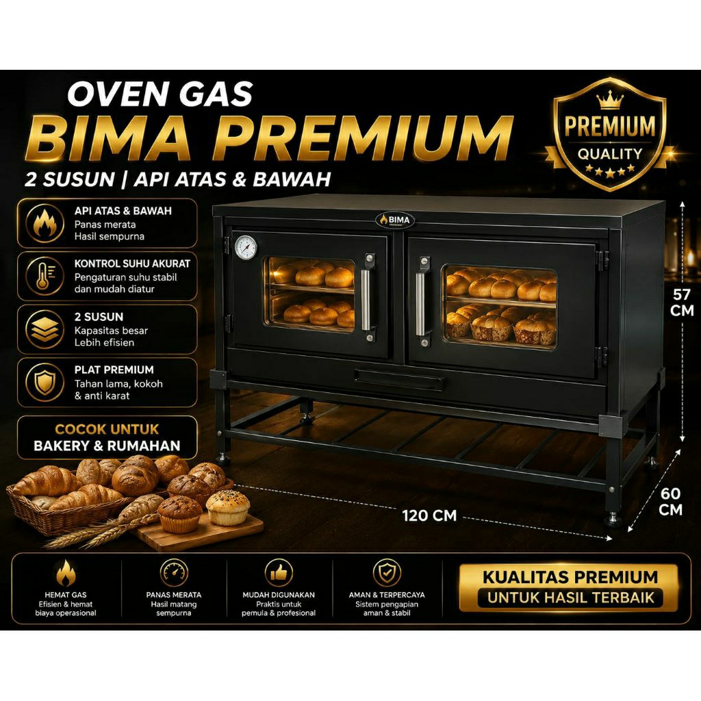 OVEN GAS BIMA 12060