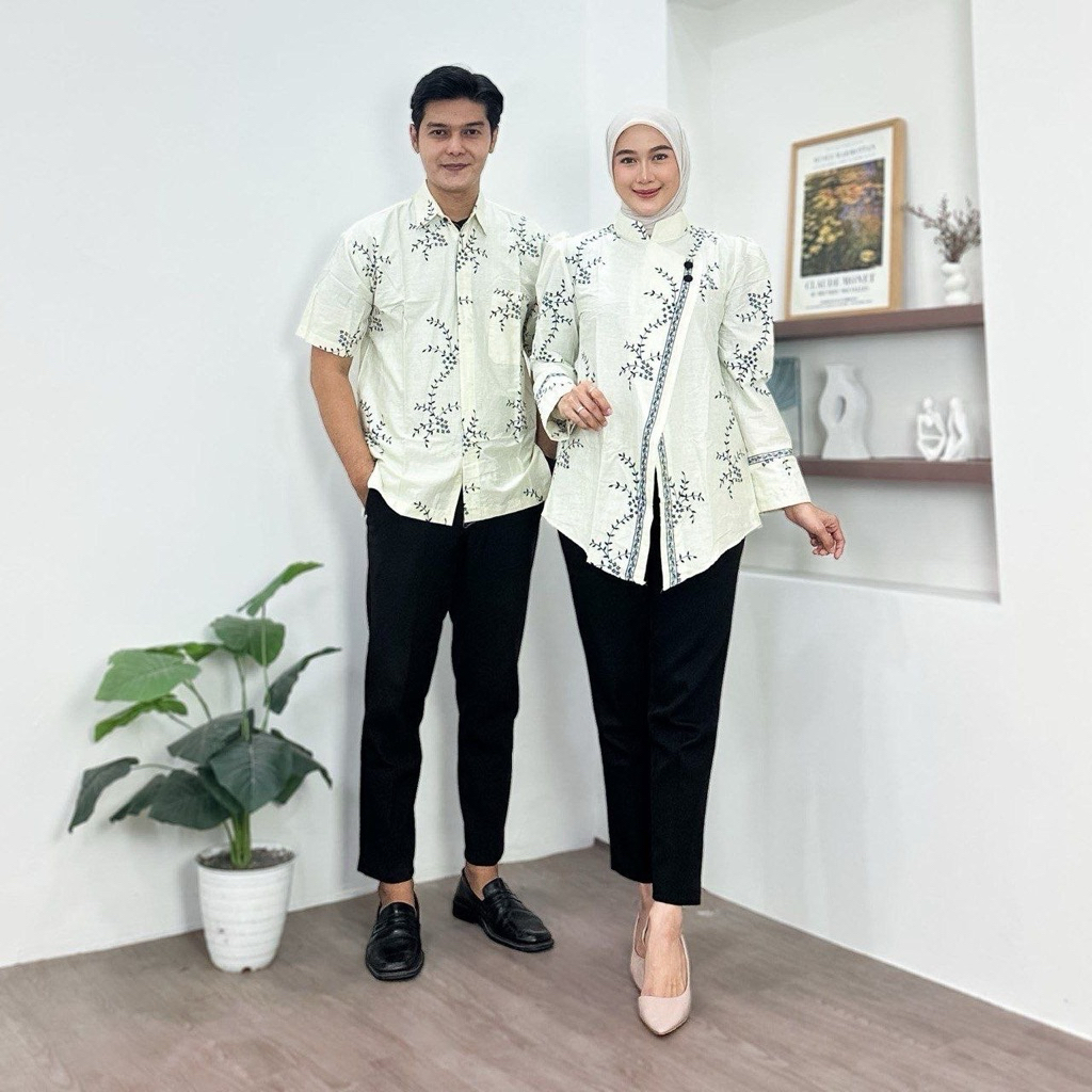COUPLE BLOUSE BATIK ATASAN COUPLE BATIK MAHALINI
