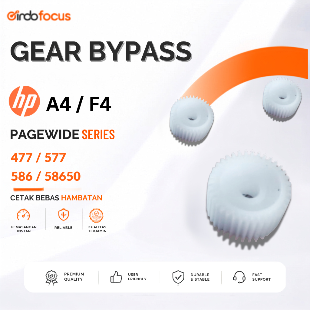 Gear Bypass for Hp Pagewide Series 352, 452, 552, 477, 577, 57750, 556,  586, 58650, HP Officejet PR