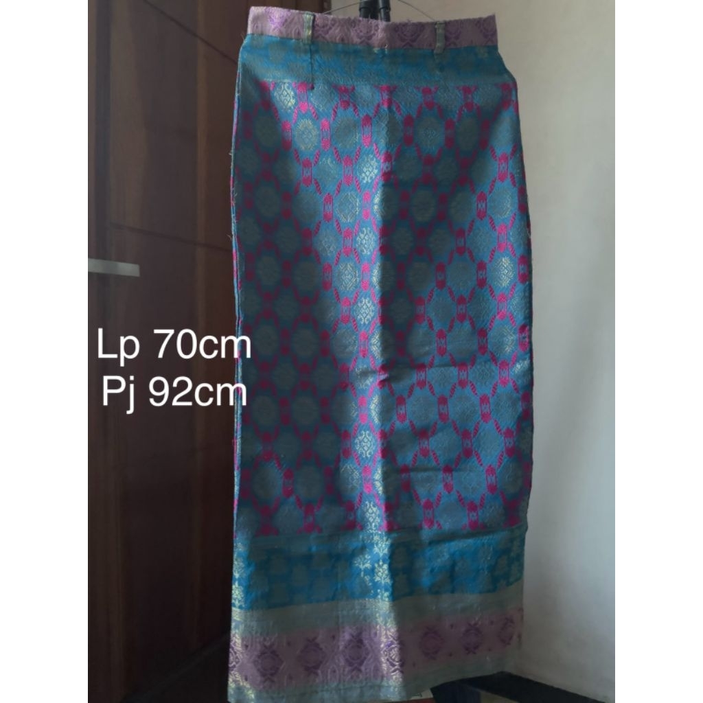 ROK SONGKET BIRU UNGU PINK