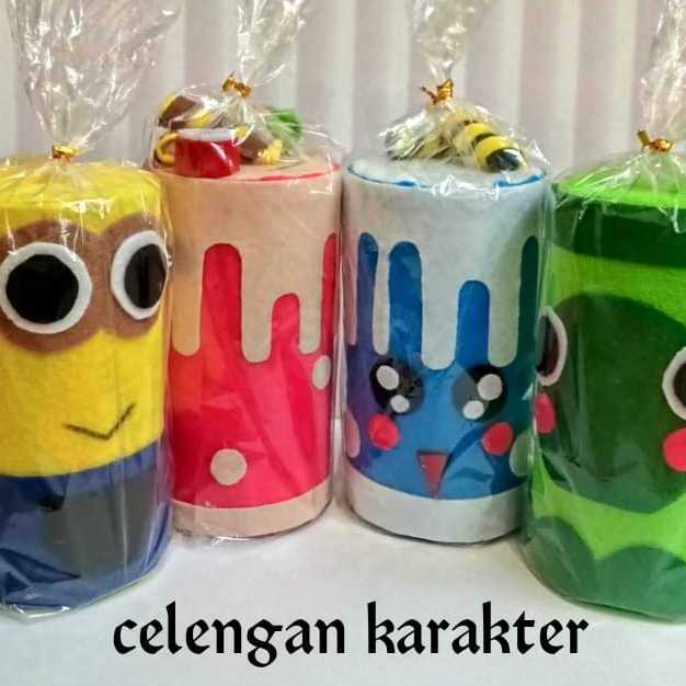 Celengan Karakter Anak-Anak/Celengan Flanel Lucu/Celengan Target