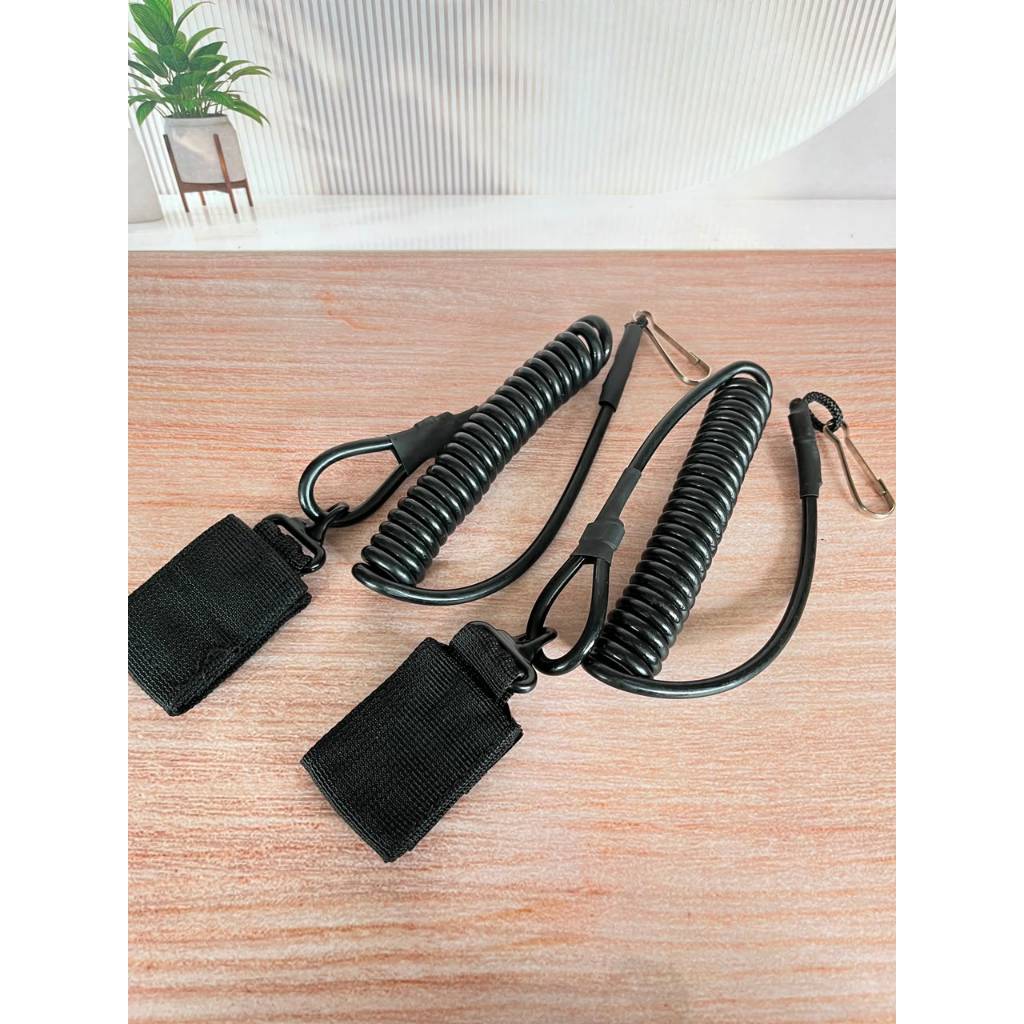 Tactical Pistol Safety Lanyard - Tali Sling Spring Lanyard Best Quality / Tali Sling Pengaman Pistol