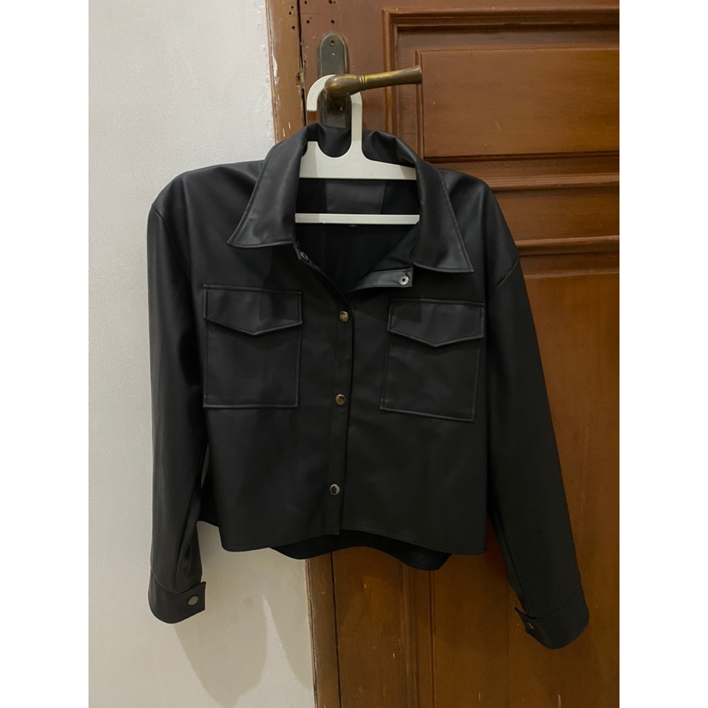 preloved leather jacket