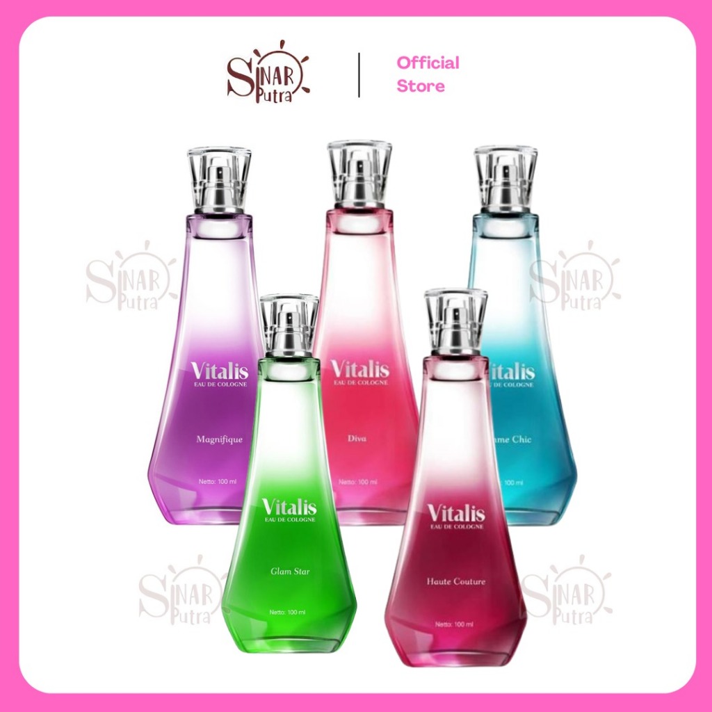 Vitalis Eau de Toilette / Parfum Vitalis 100ml (Botol KACA)
