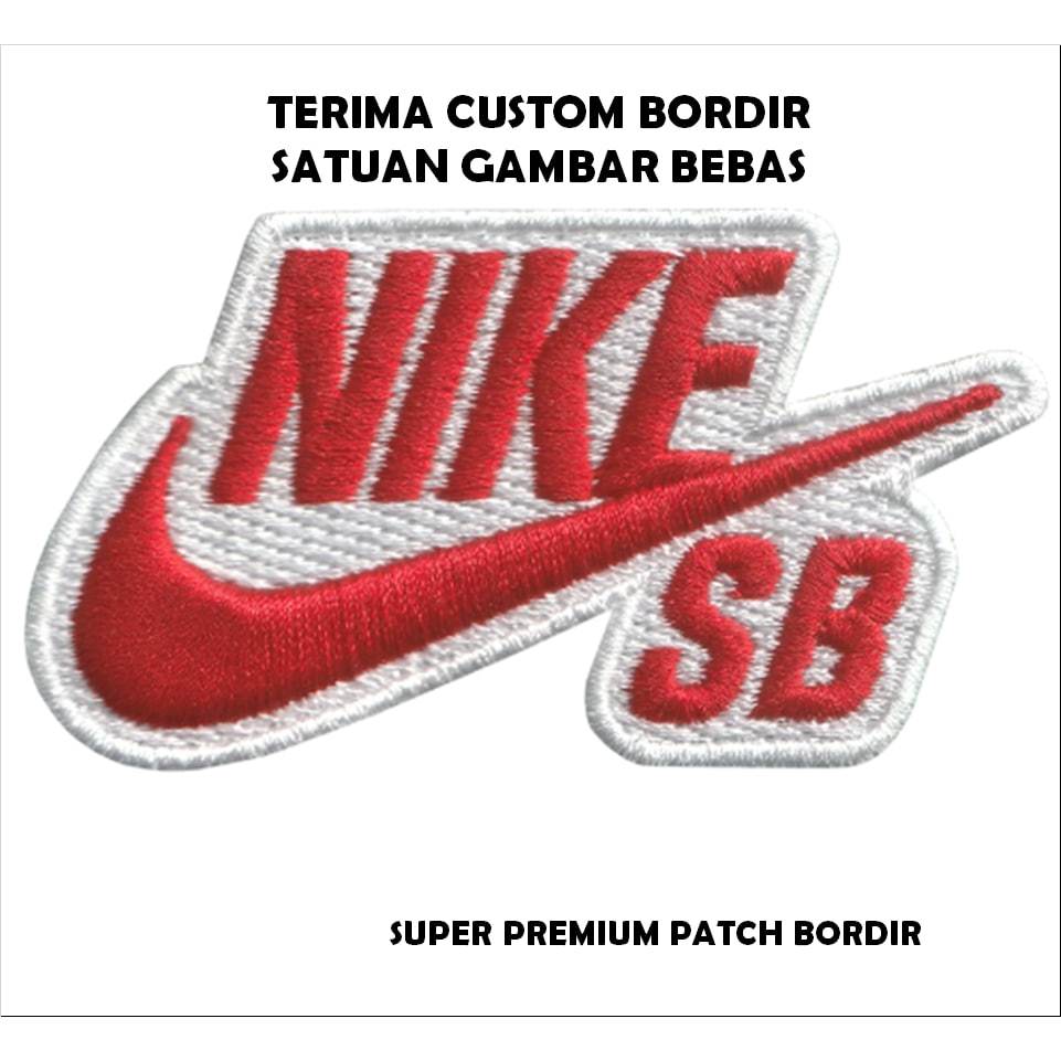 016 EMBLEM PATCH BORDIR LOGO NIKE - CUSTOM BORDIR SUMEDANG