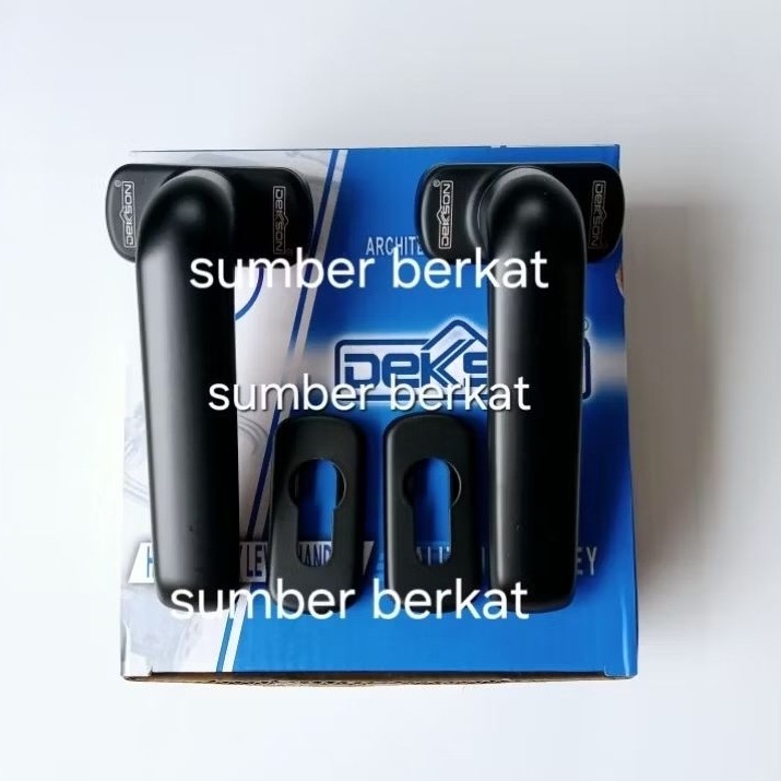 Handle pintu aluminium dekson Lhr 0816 hitam
