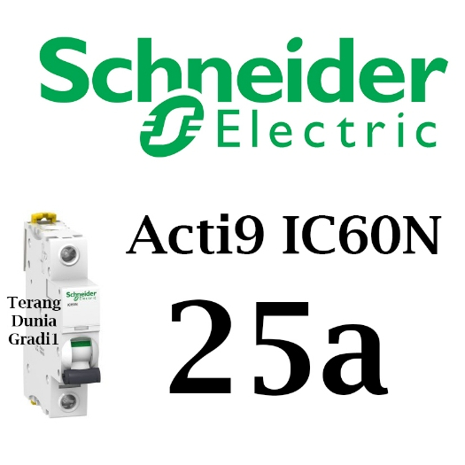 MCB Schneider 25amper IC60 MCB Acti9 25 amper MCB IC60 Schneider Acti9 25a a9f741025 MCB IC60N Schne