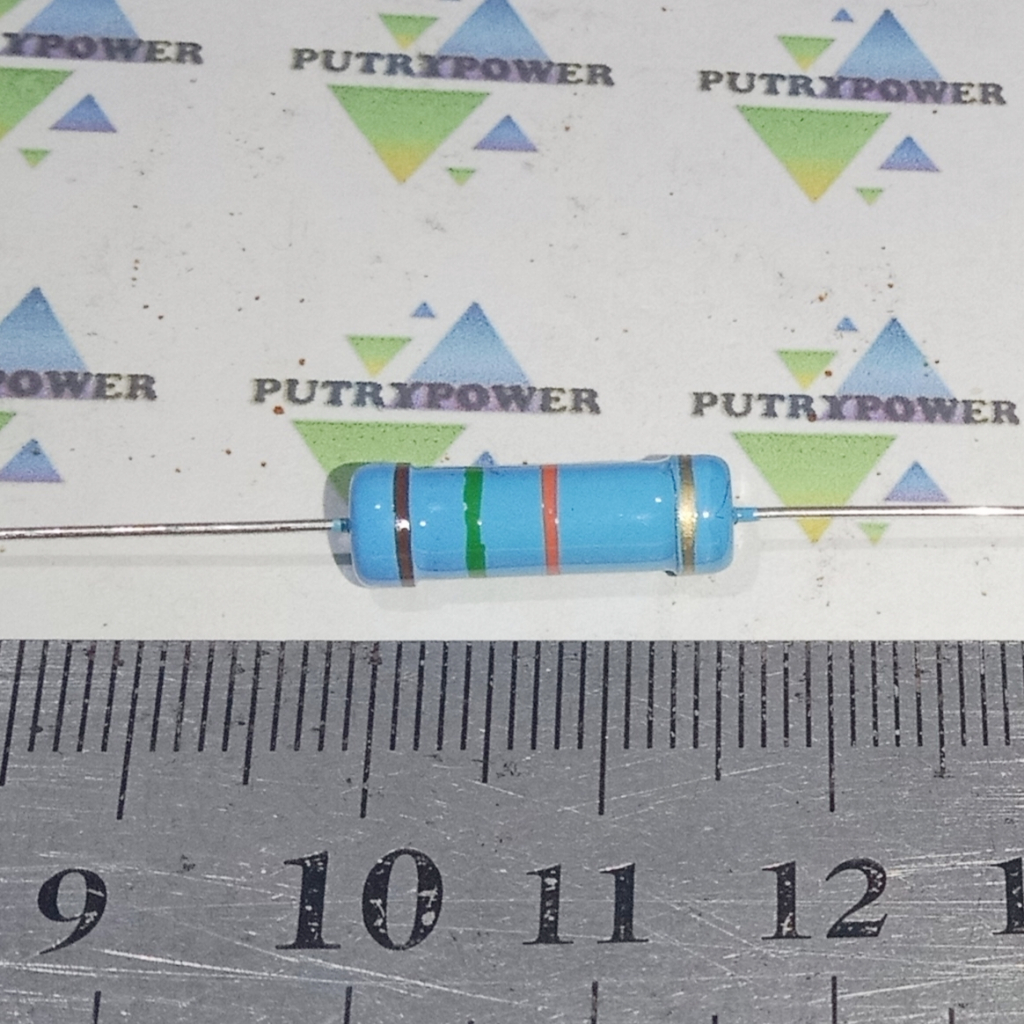 BIRU 15K 3W 5% resistor 15 k 3 watt  15 kilo ohm 3 w 3watt 5 persen 15k 3w