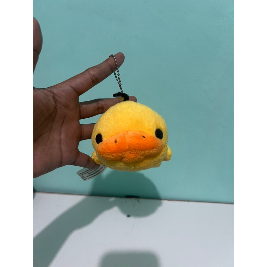 Boneka ganci sanX kamonohashikamo bebek kuning sanX jarang ada