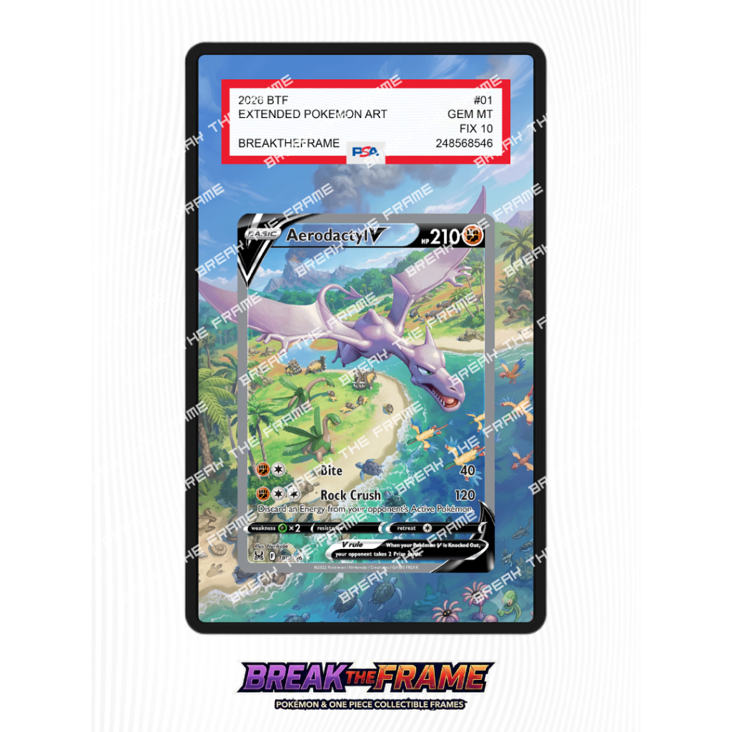 Aerodactyl V - Lost Origin #180 - Extended Art Pokemon TCG for Slab Guard / Slab Sleeve