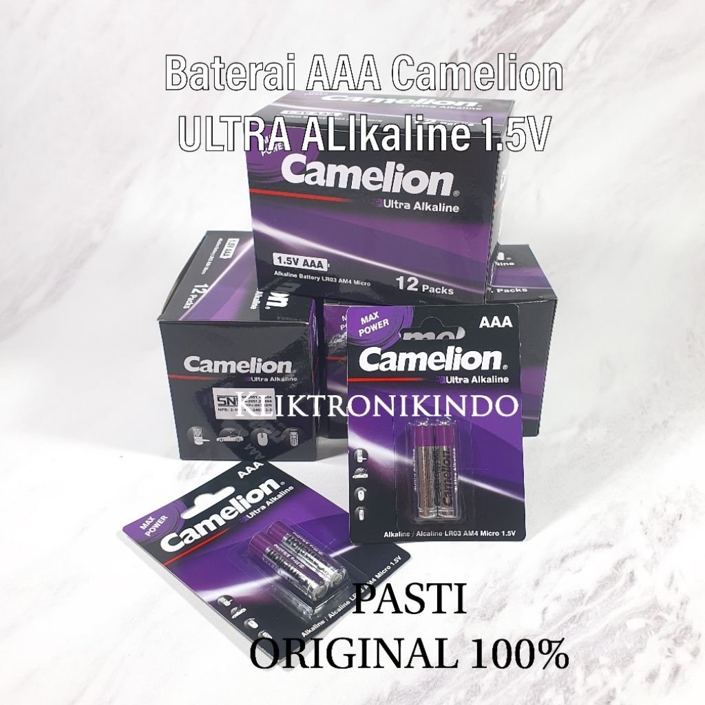 Baterai Alkaline AAA Camelion LR03 Baterai Ultra Alkaline Camelion AAA Camelion BATTERY AAA Camelion