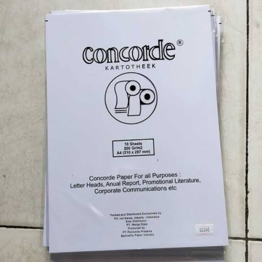 kertas concorde A4