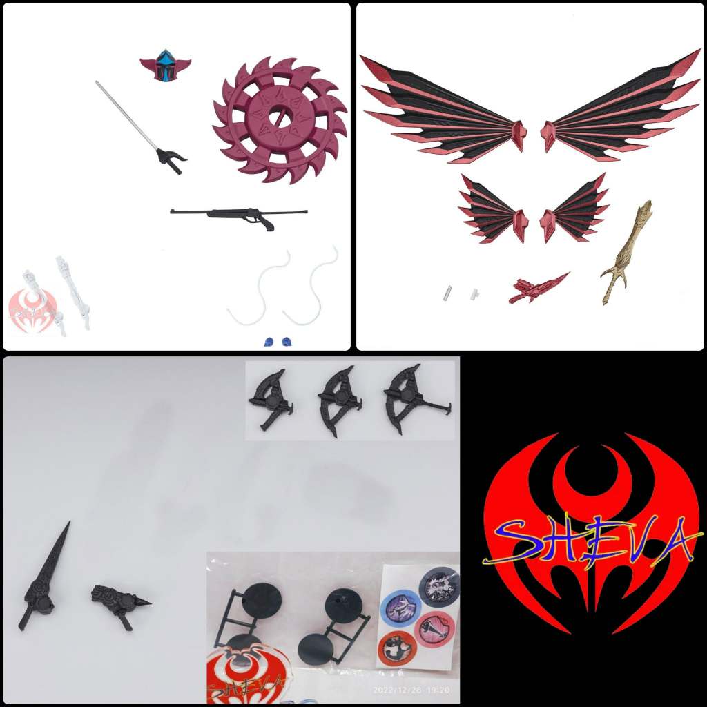 Shodo XX Kamen Rider Parts