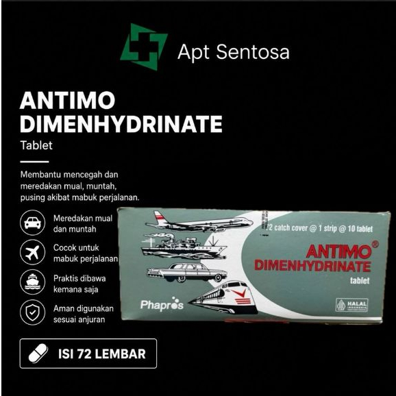 Antimo Tablet 1 BOX isi 72 Lembar