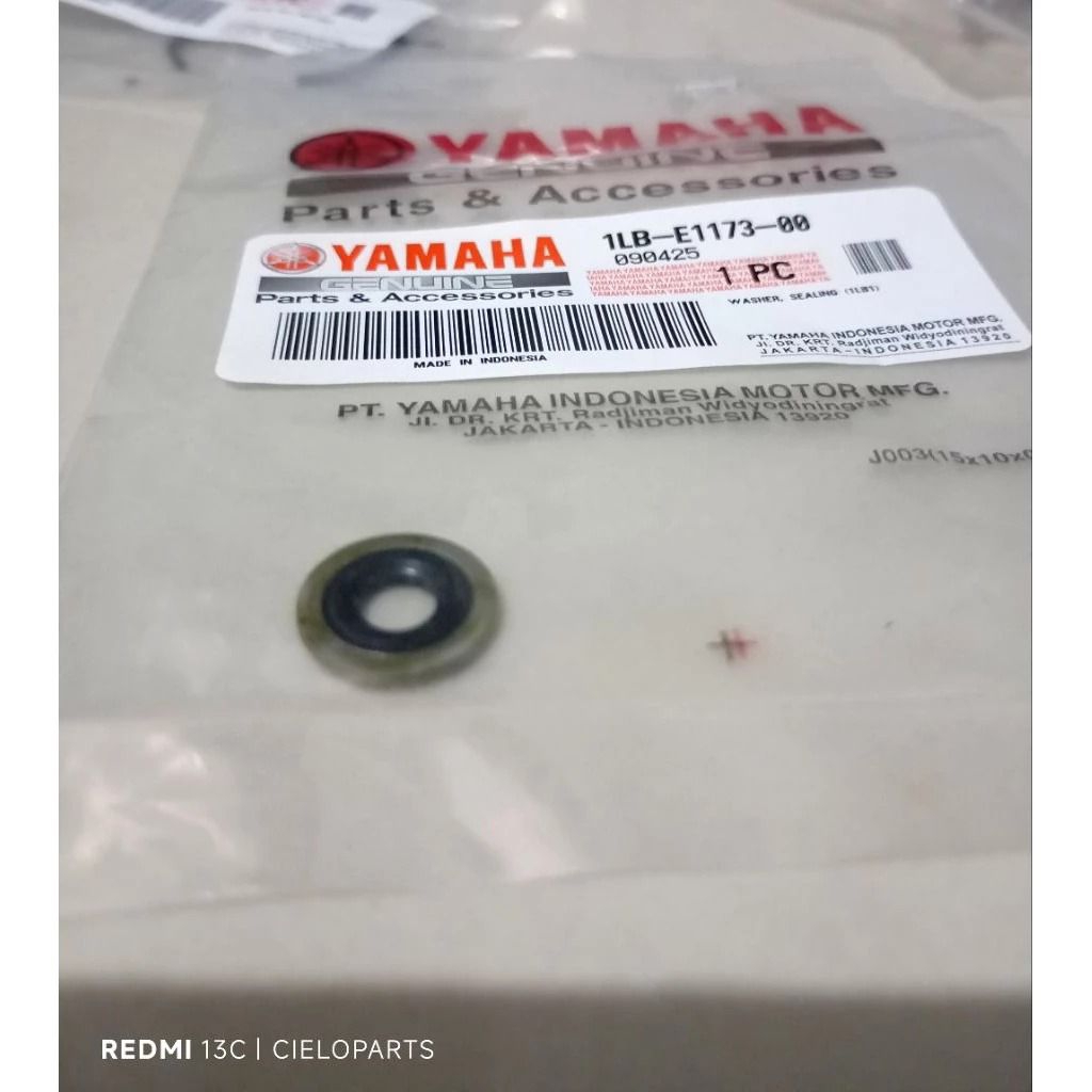Washer, Ring Seal Blok Head Tutup Klep Xeon RC GT Aerox125 Mio J Soul GT Jupiter Z1 Vega Force Fi Fi