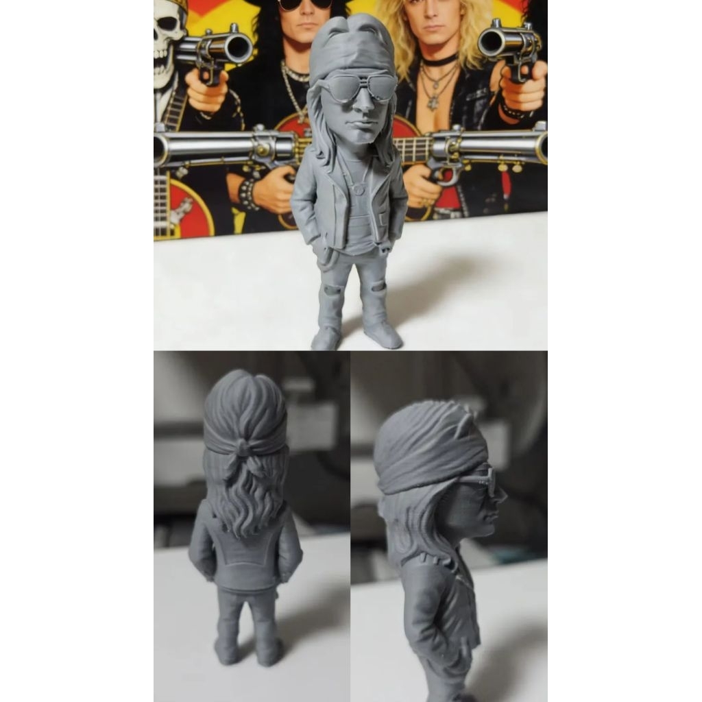 Axl Rose - Guns N Roses Chibi figurine