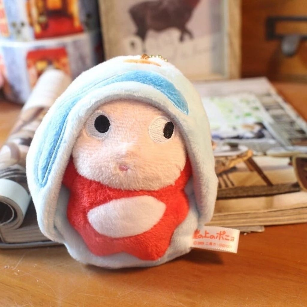 READY SUN ARROW Ponyo Bubble Plush Keychain - Gantungan Kunci Boneka Ponyo di Dalam Gelembung - Impo
