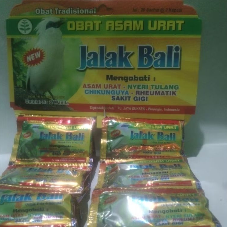 obat asam urat cap JALAK BALI