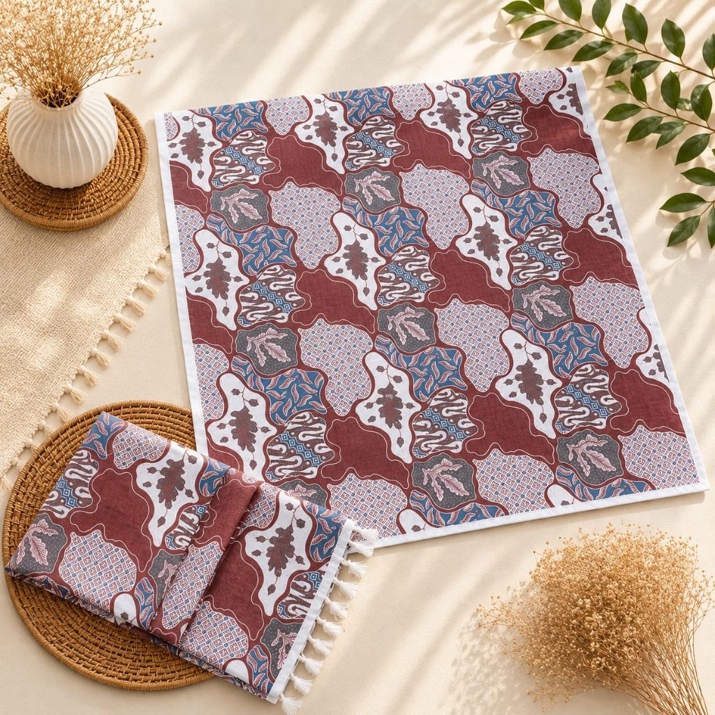 batik bali Kamen lembaran set selendang