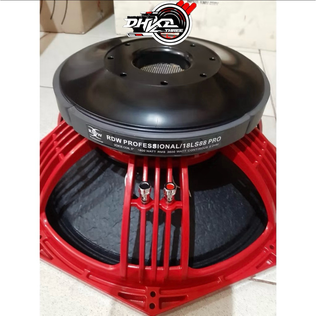 SPEAKER RDW 18” 18LS88PROX TERBARU PACKING KAYU / Speaker RDW 18LS88pro X Packing kayu / Speaker RDW