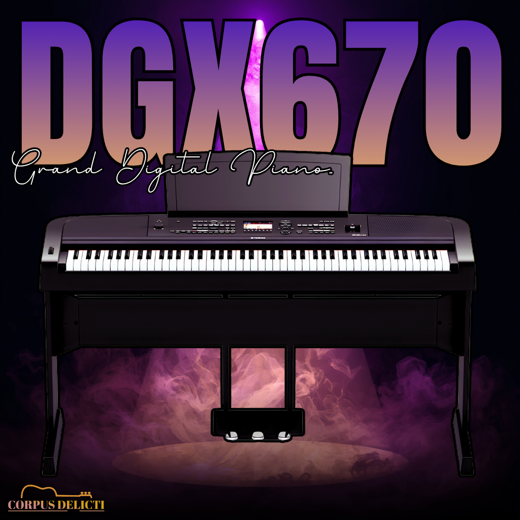 Yamaha DGX670 Portable Grand Digital Piano 88 Keys
