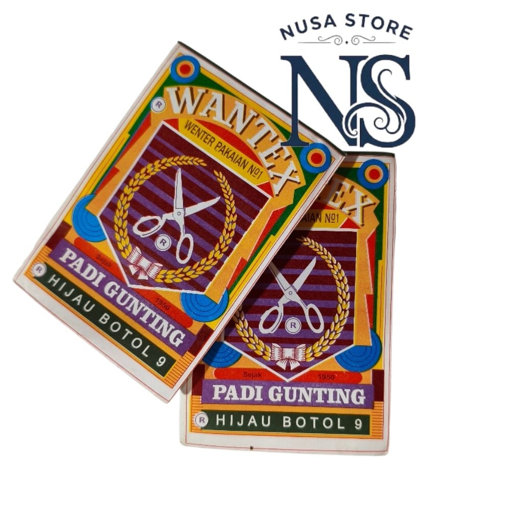 [HIJAU BOTOL] WANTEX PADI GUNTING / WENTER CAP PADI GUNTING / PEWARNA PAKAIAN KAIN