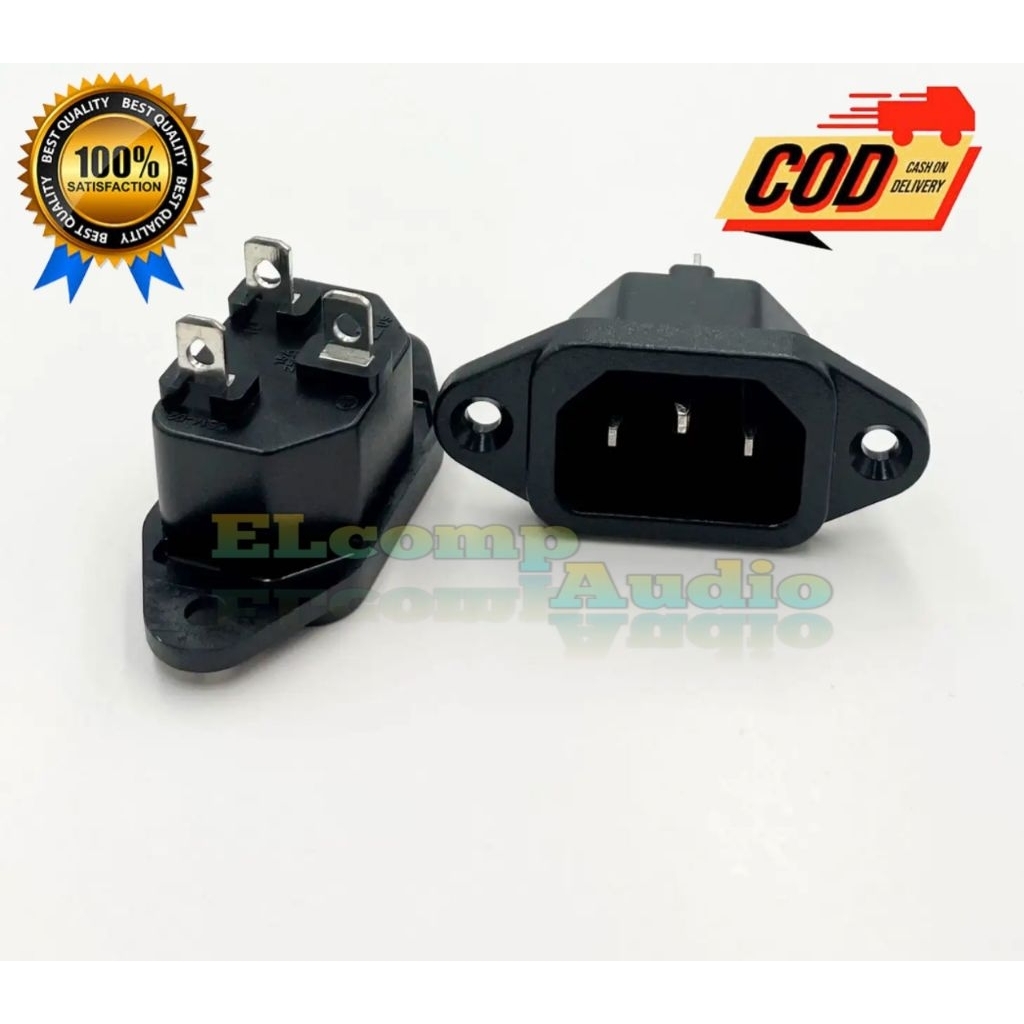 Socket AC 3Pin / Socket AC Power / Socket Ac Komputer/Socket AC 3Pin Power Amplifier