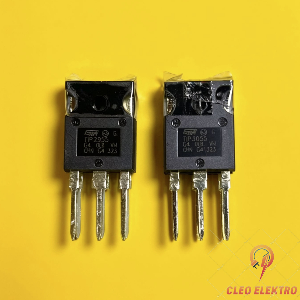 Tr Transistor St Tip 2955 & 3055 II Set Asli Tip2955 Tip3055