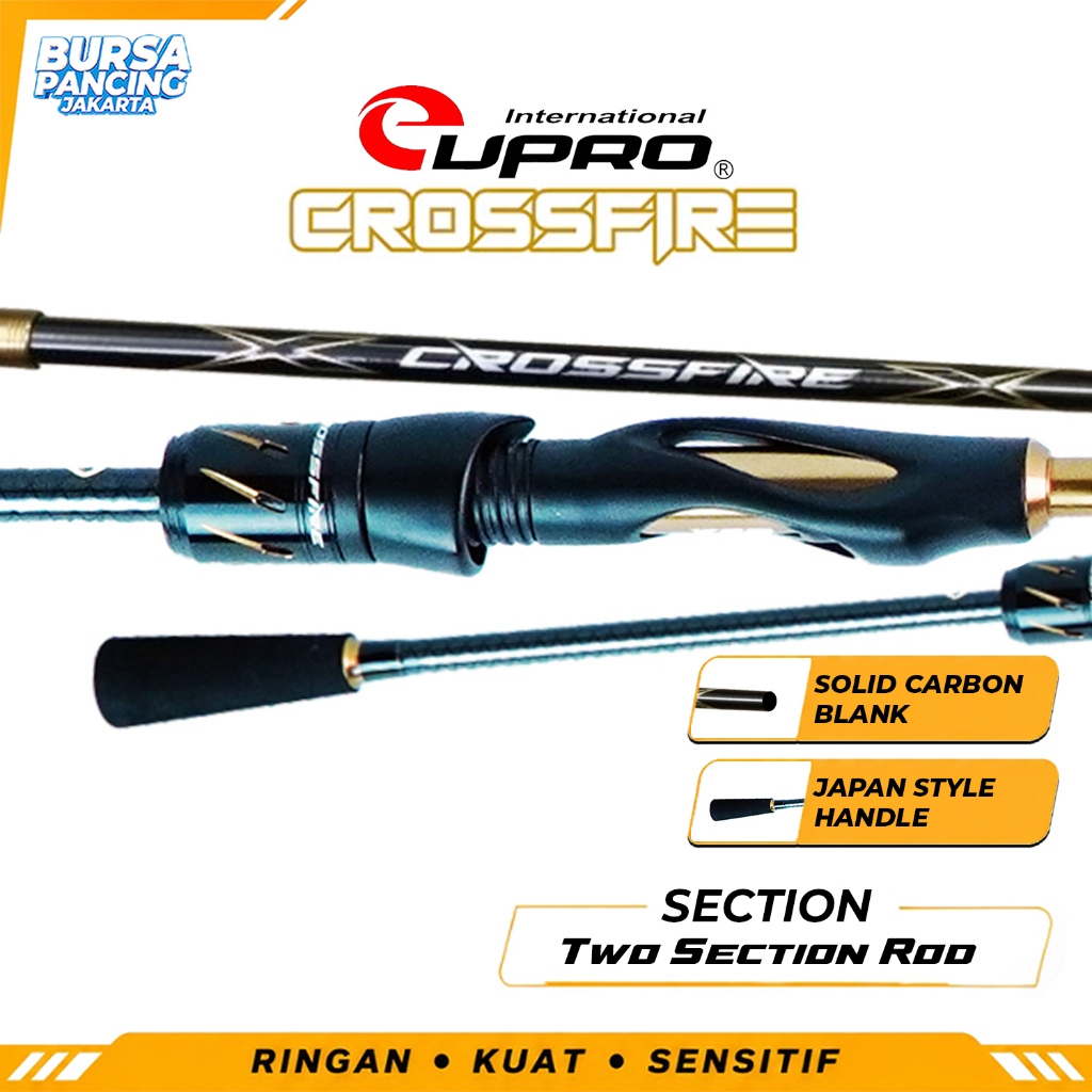 EUPRO Joran Pancing Spinning CROSSFIRE 662 - 702 Carbon Solid Material Graphite Lite 24 XSB Blank Jo