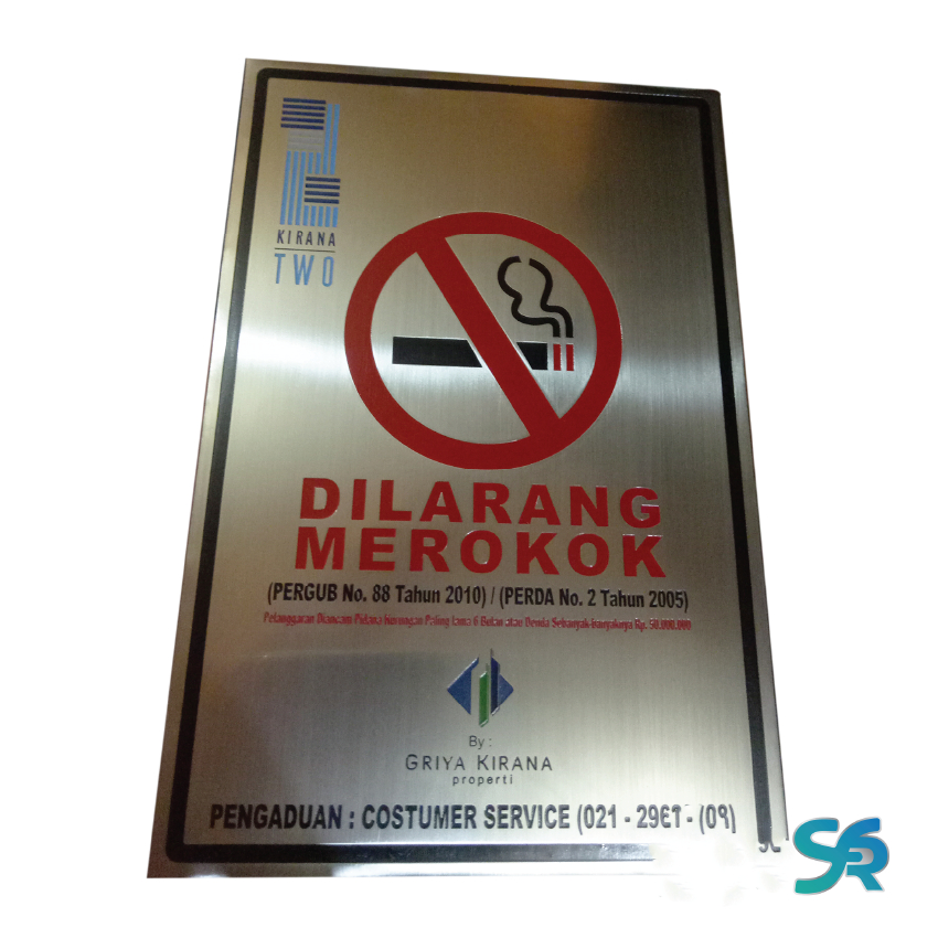 Signage stainless, Signage kuningan, Papan petunjuk, Cetak signage, Papan nama ruangan, Papan jalan