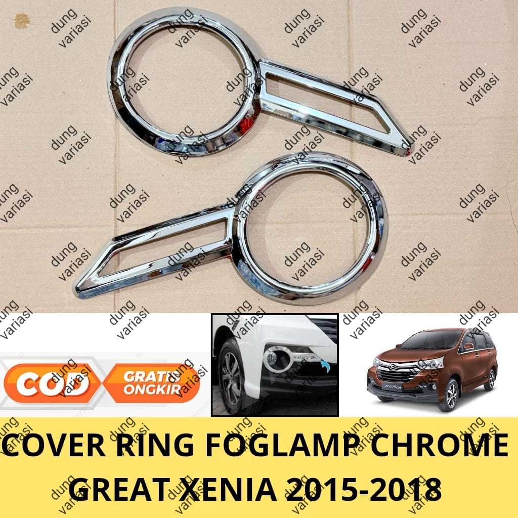 Cover Ring Foglamp Chrome Great Xenia 2015 2016 2017 2018