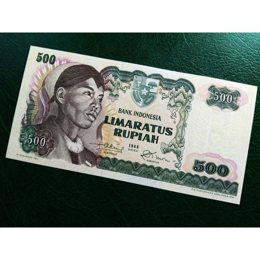 Uang Kuno 500 Sudirman 1968 Seri X atau Seri Pengganti XOK 048284